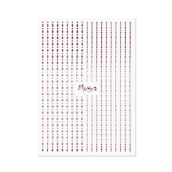 Moyra Nail Art Strips - Dots, Rose gold No. 03, Moyra